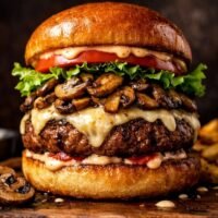 Mushroom burger