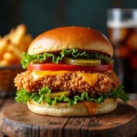Chicken burger